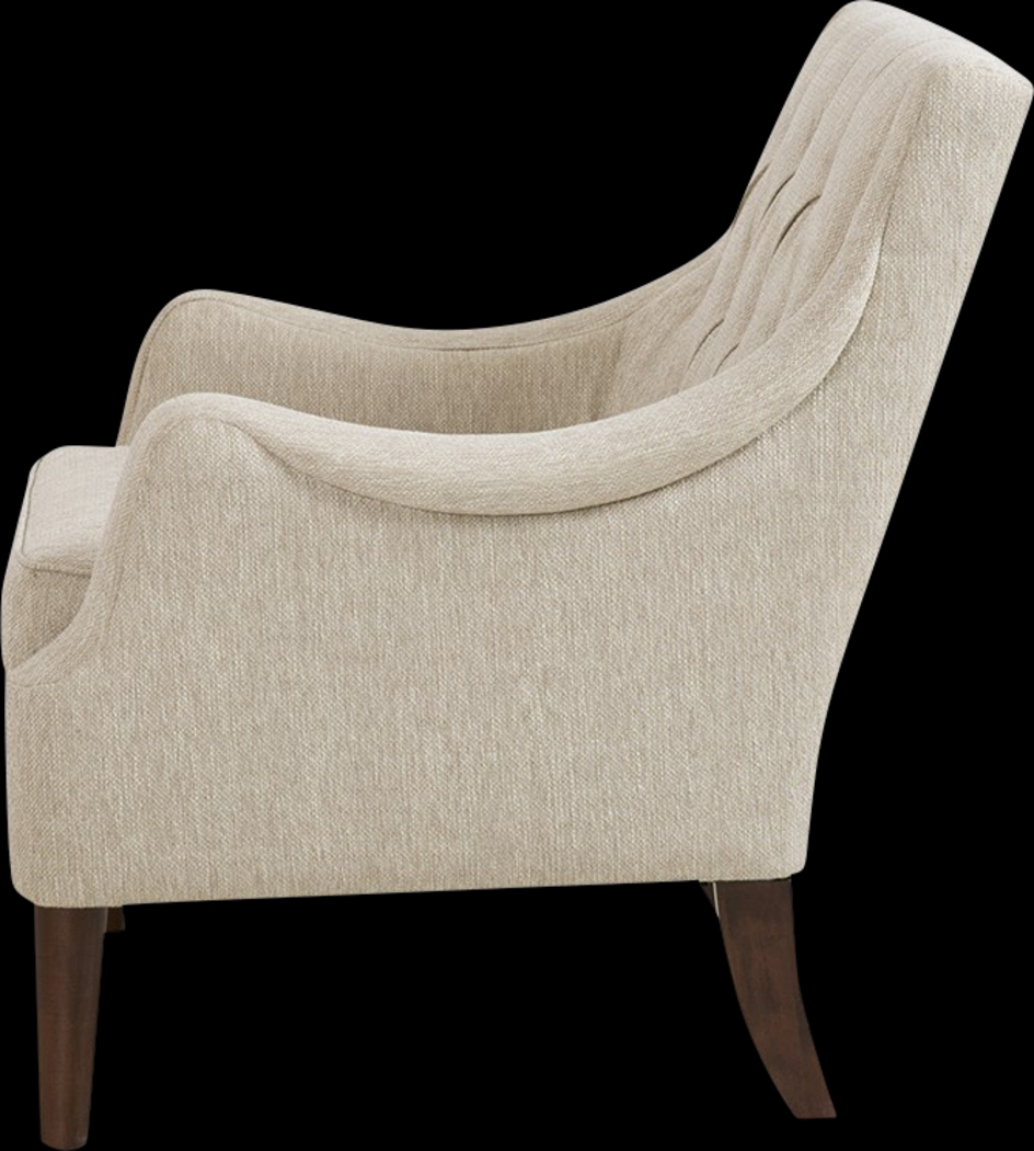 Parknoll Cream Accent Chair - Thumbnail - Image 4