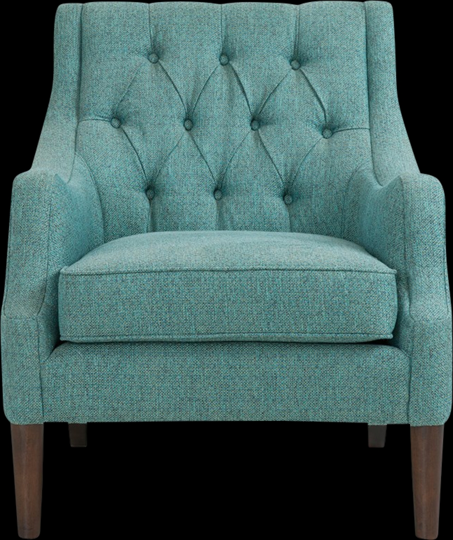 Parknoll Teal Accent Chair - Thumbnail - Image 1