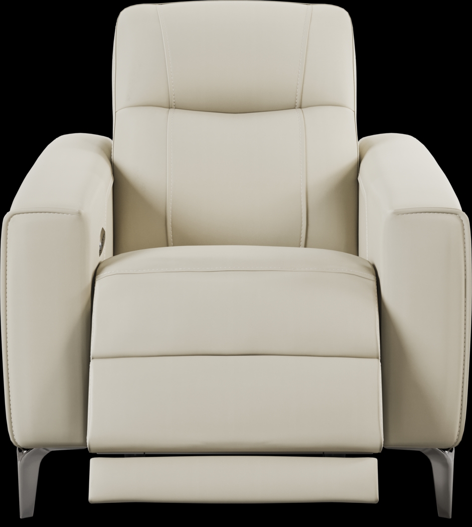 Parkside Heights Beige Leather 8 Pc Dual Power Reclining Living Room - Thumbnail - Image 14