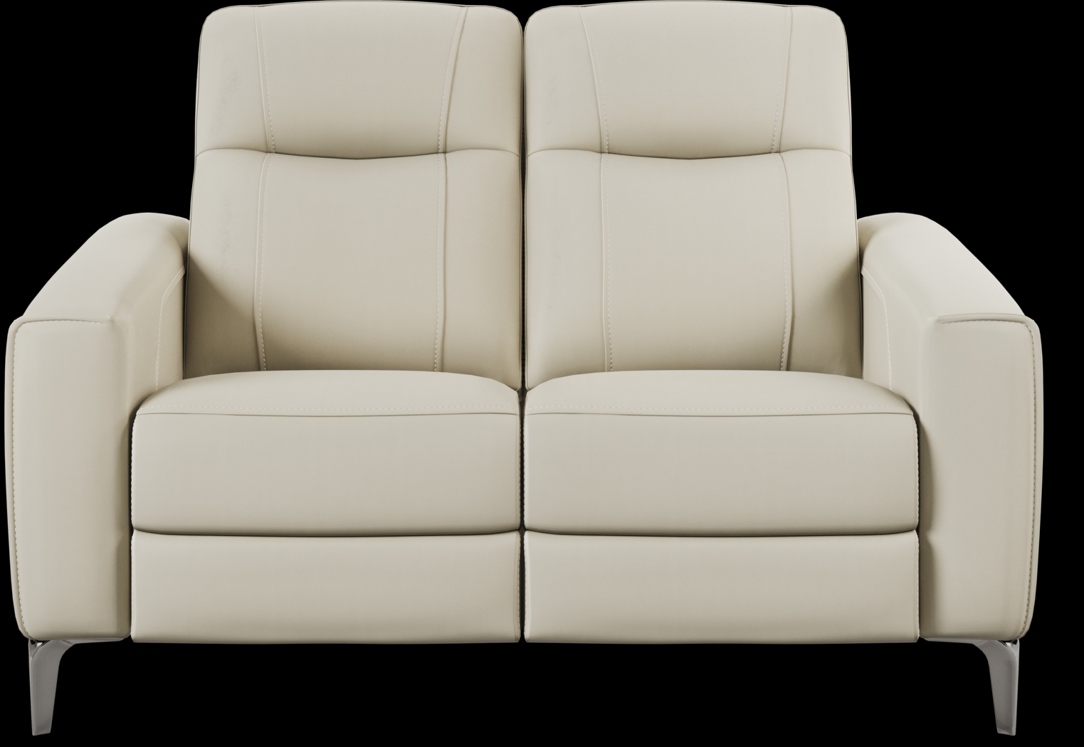 Parkside Heights Beige Leather 2 Pc Living Room with Dual Power Reclining Sofa - Thumbnail - Image 7