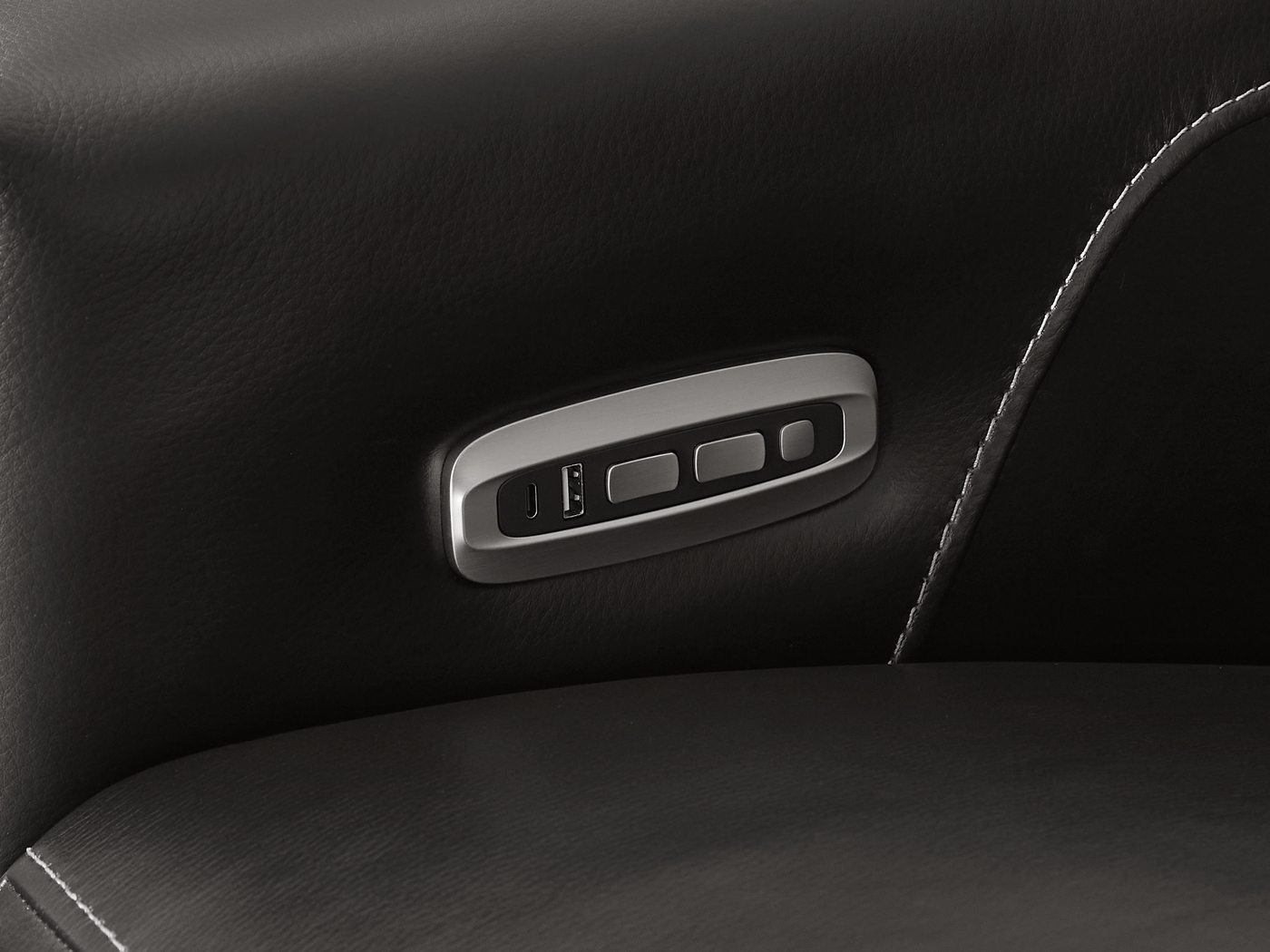 Parkside Heights Black Cherry Leather 6 Pc Living Room w/Dual Power Reclining Sofa - Thumbnail - Image 14