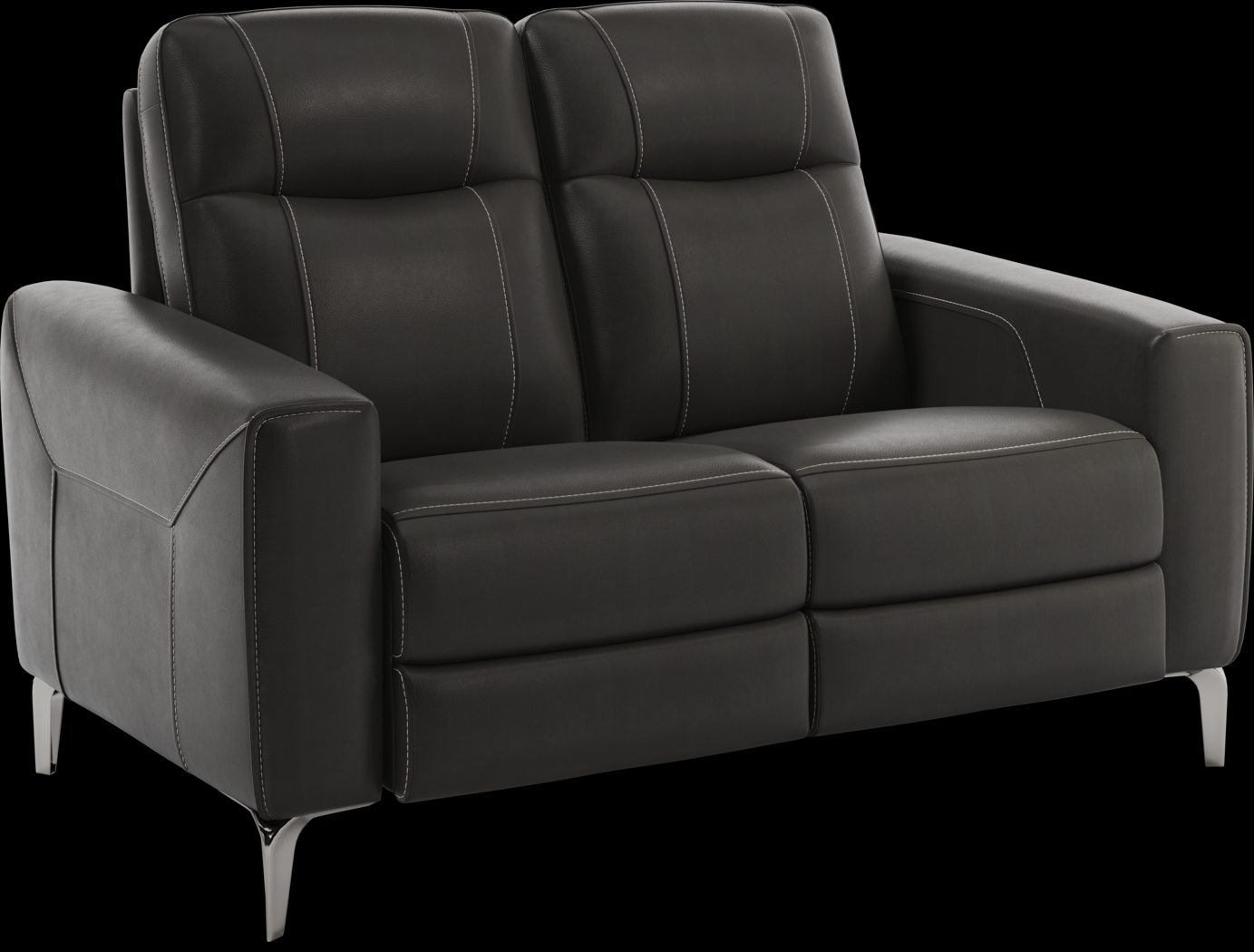 Parkside Heights Black Cherry Leather 6 Pc Living Room w/Dual Power Reclining Sofa - Thumbnail - Image 9