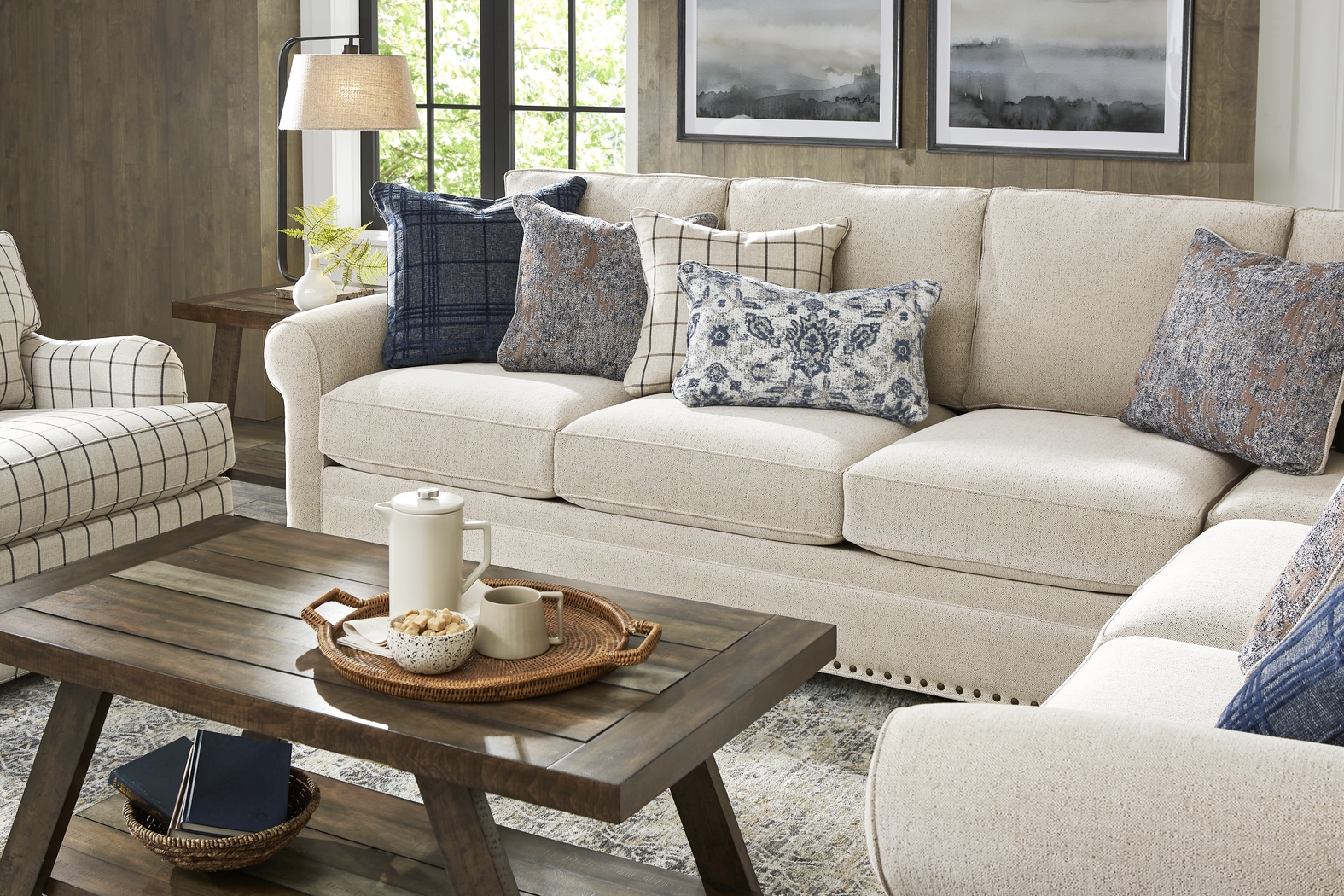 Parkview Beige 2 Pc Sectional - Thumbnail - Image 2