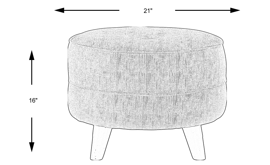Dimension Image. Please refer to the Dimension Tab on this page for dimension details.