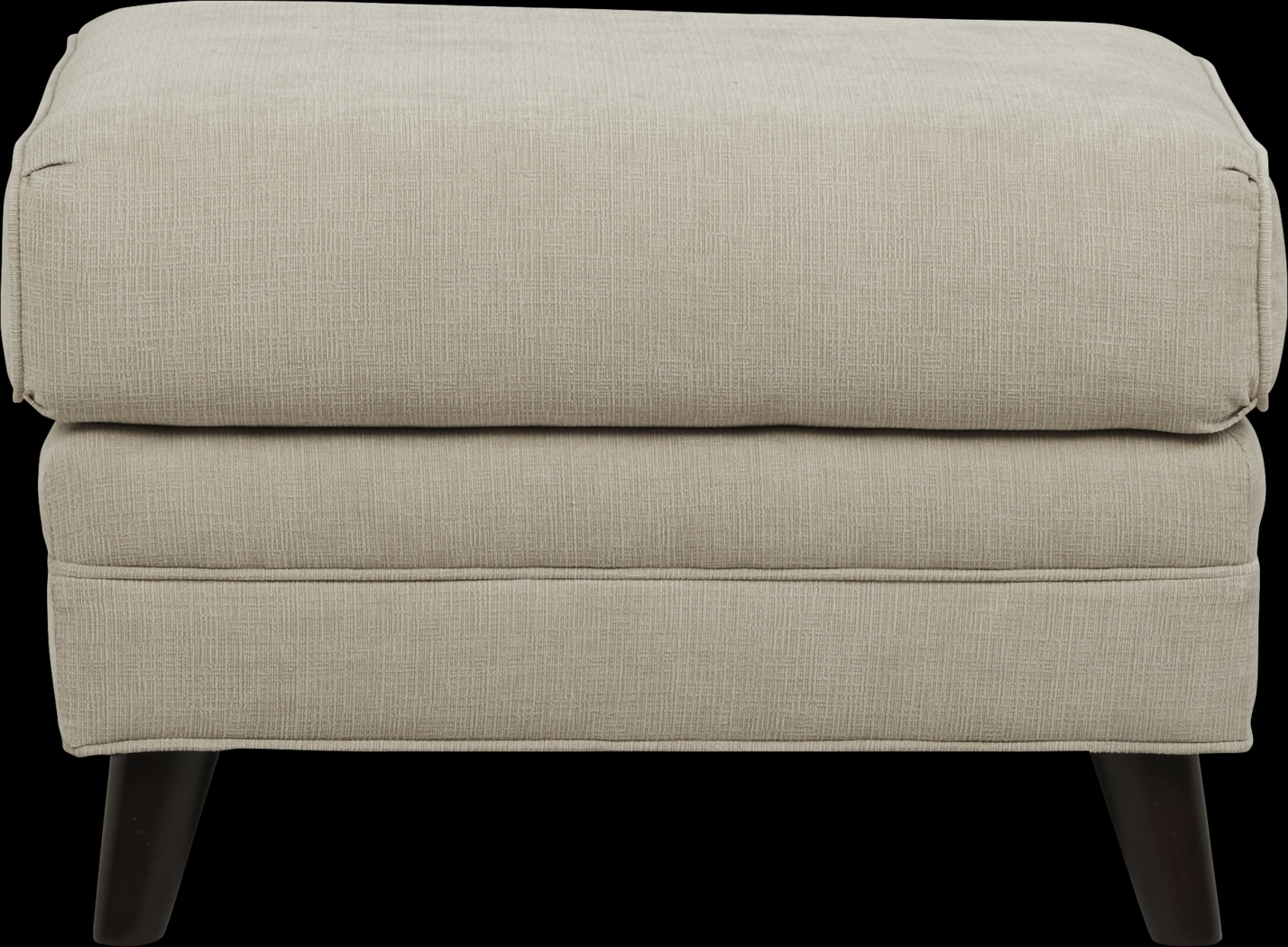 Parkview Taupe Ottoman - Thumbnail - Image 1