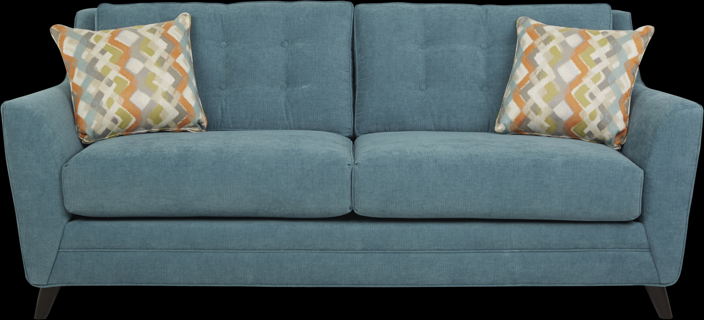Parkview Teal Sofa - Thumbnail - Image 1