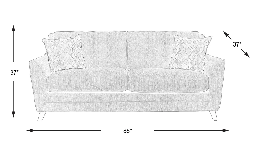 Dimension Image. Please refer to the Dimension Tab on this page for dimension details.