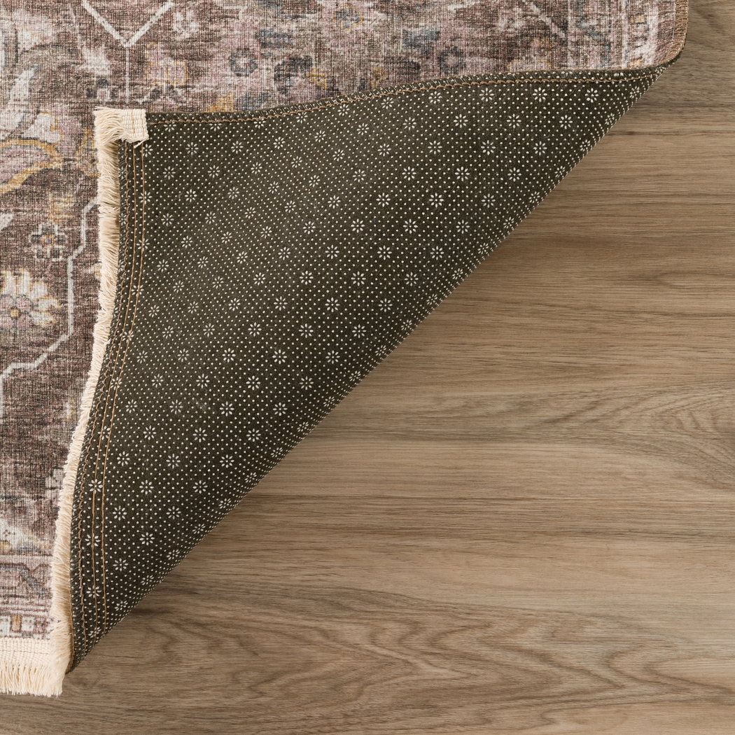 Parkwyn Brown 5' x 8' Rug - Thumbnail - Image 4