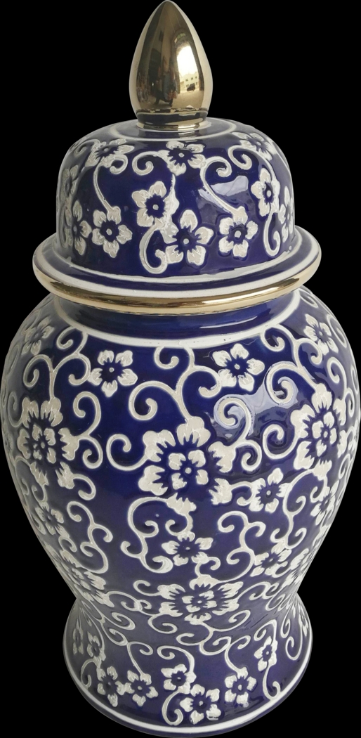Parlange Blue Temple Jar - Thumbnail - Image 1
