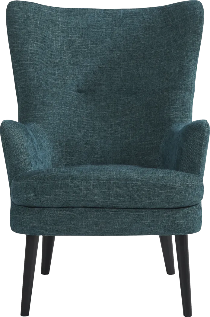 Parling Teal Accent Chair - Thumbnail - Image 2