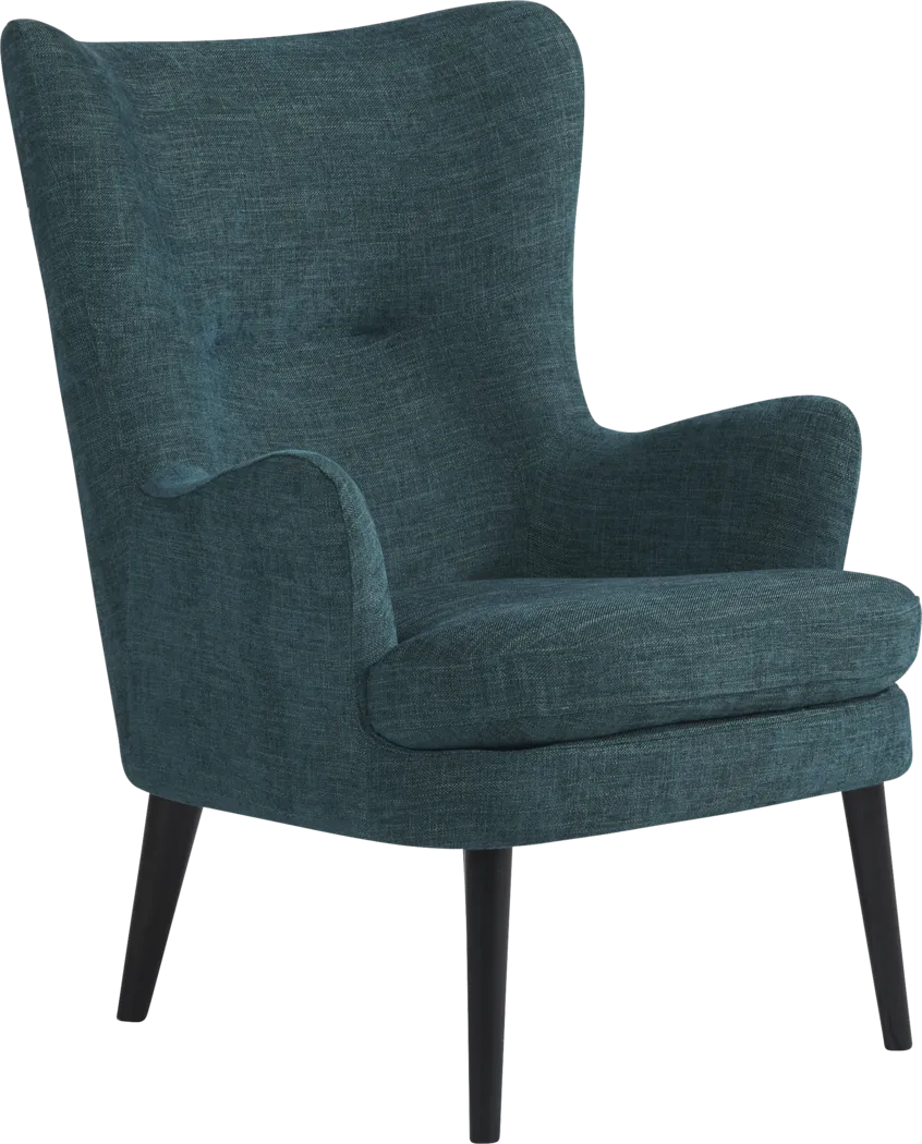 Parling Teal Accent Chair - Thumbnail - Image 1