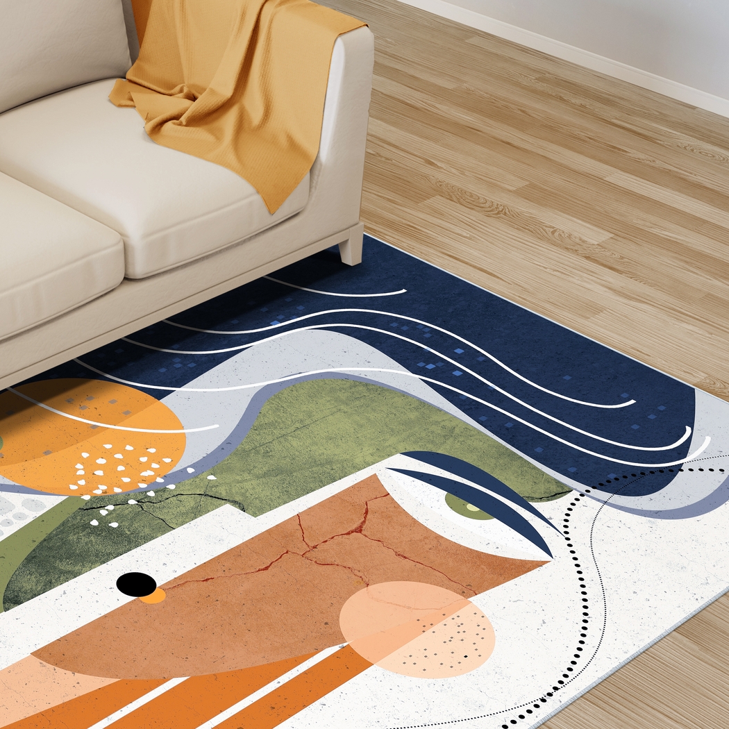 Parlows Multi 5' x 7'7 Rug - Thumbnail - Image 3