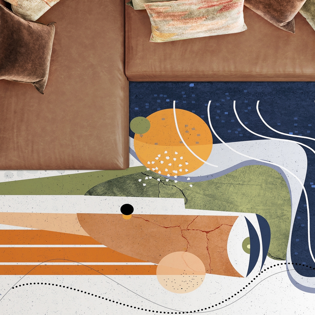 Parlows Multi 7'7 x 10'5 Rug - Thumbnail - Image 3