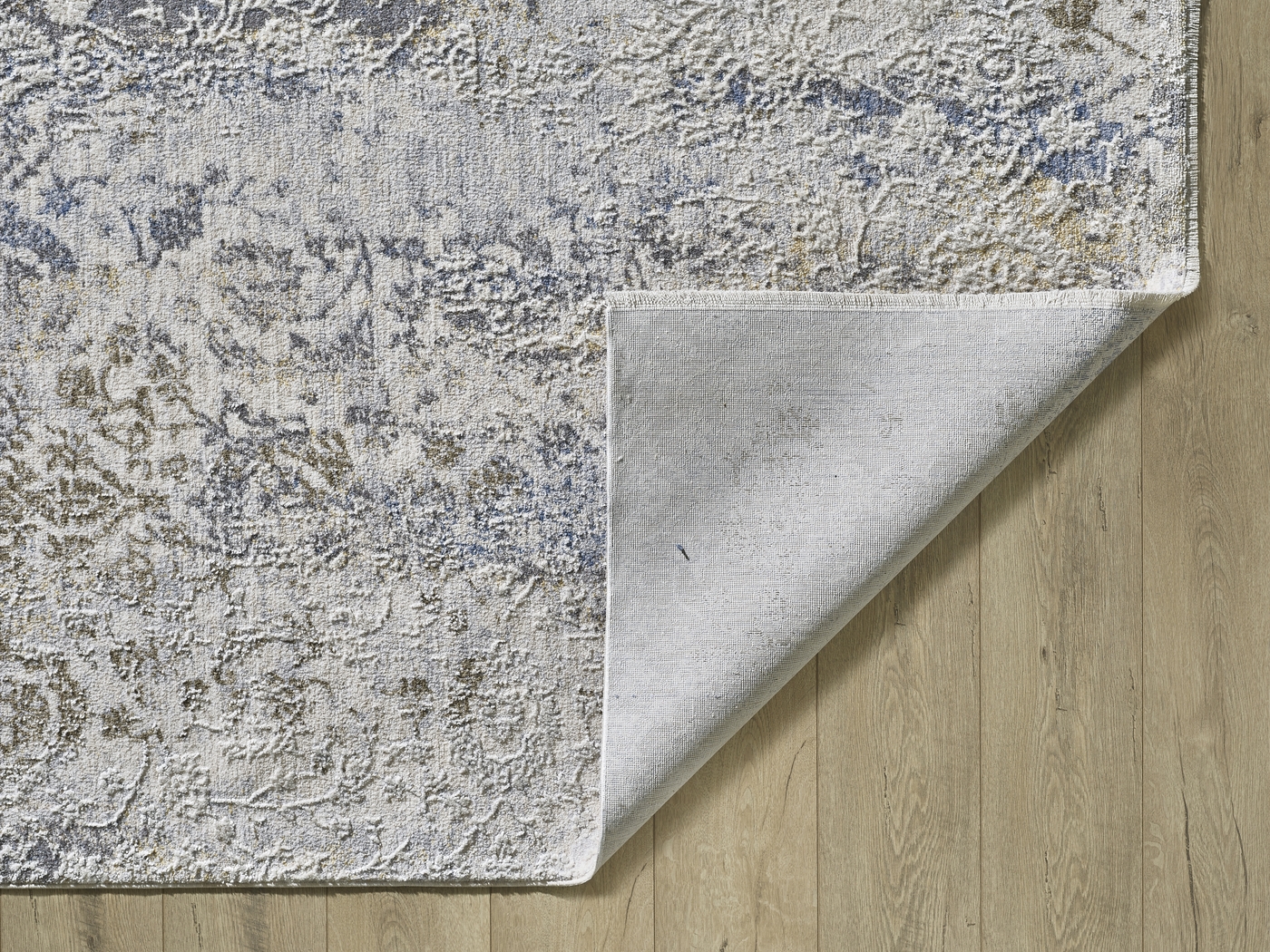 Parmere Ivory/Blue 7'10 x 10'10 Rug - Thumbnail - Image 4