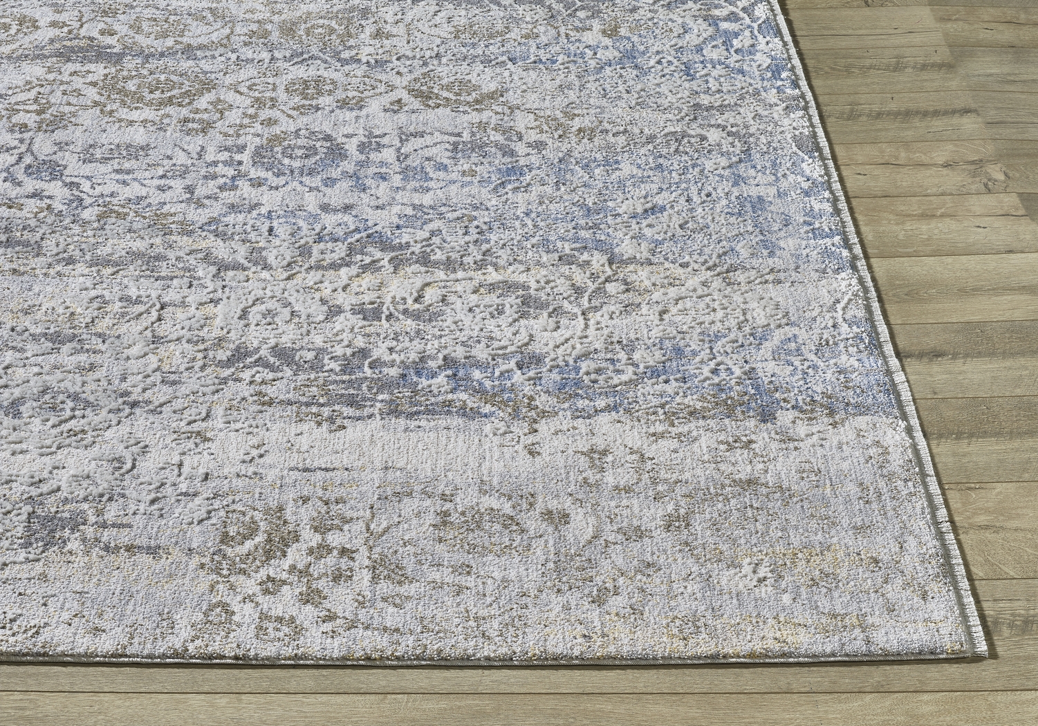 Parmere Ivory/Blue 7'10 x 10'10 Rug - Thumbnail - Image 5