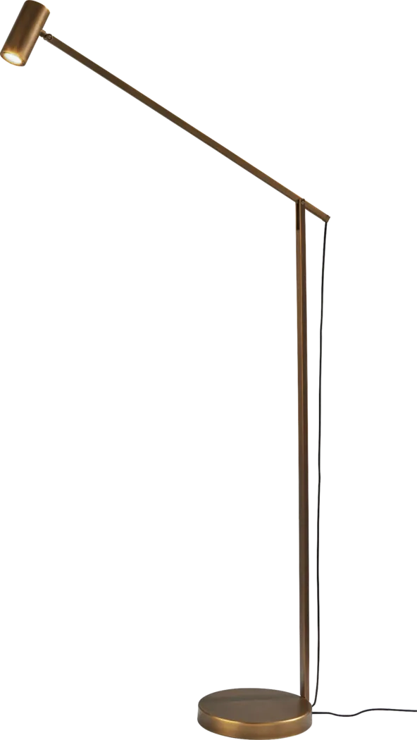 Parrilla Street Brass Floor Lamp - Thumbnail - Image 1