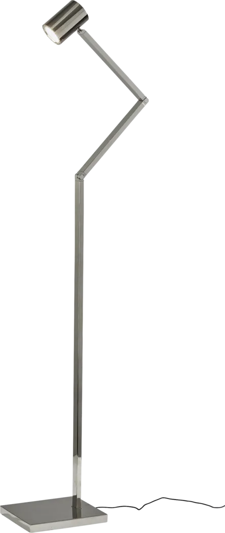 Parrilla Street Nickel Floor Lamp - Thumbnail - Image 1