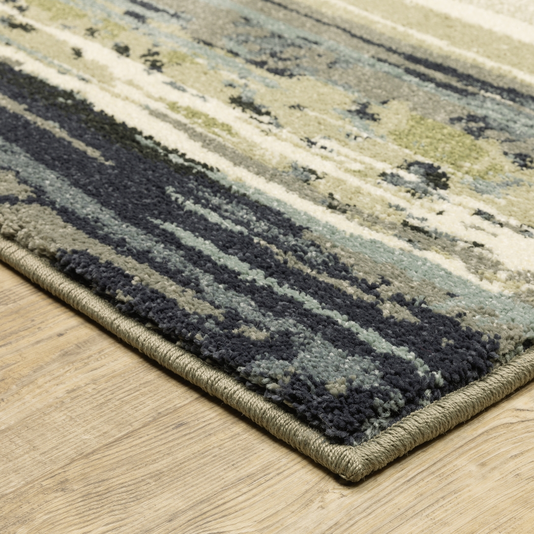 Parrmore Blue 6'7 x 9'6 Rug - Thumbnail - Image 3