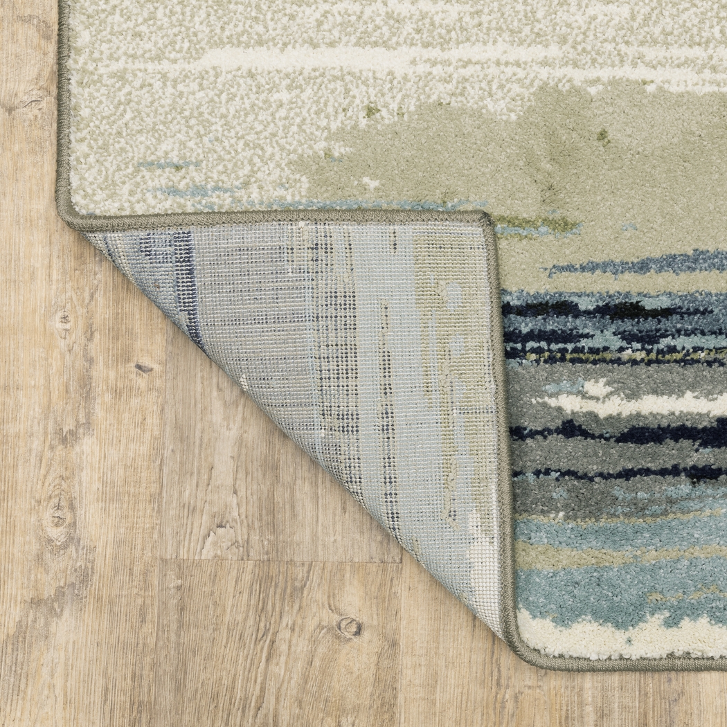 Parrmore Blue 6'7 x 9'6 Rug - Thumbnail - Image 4