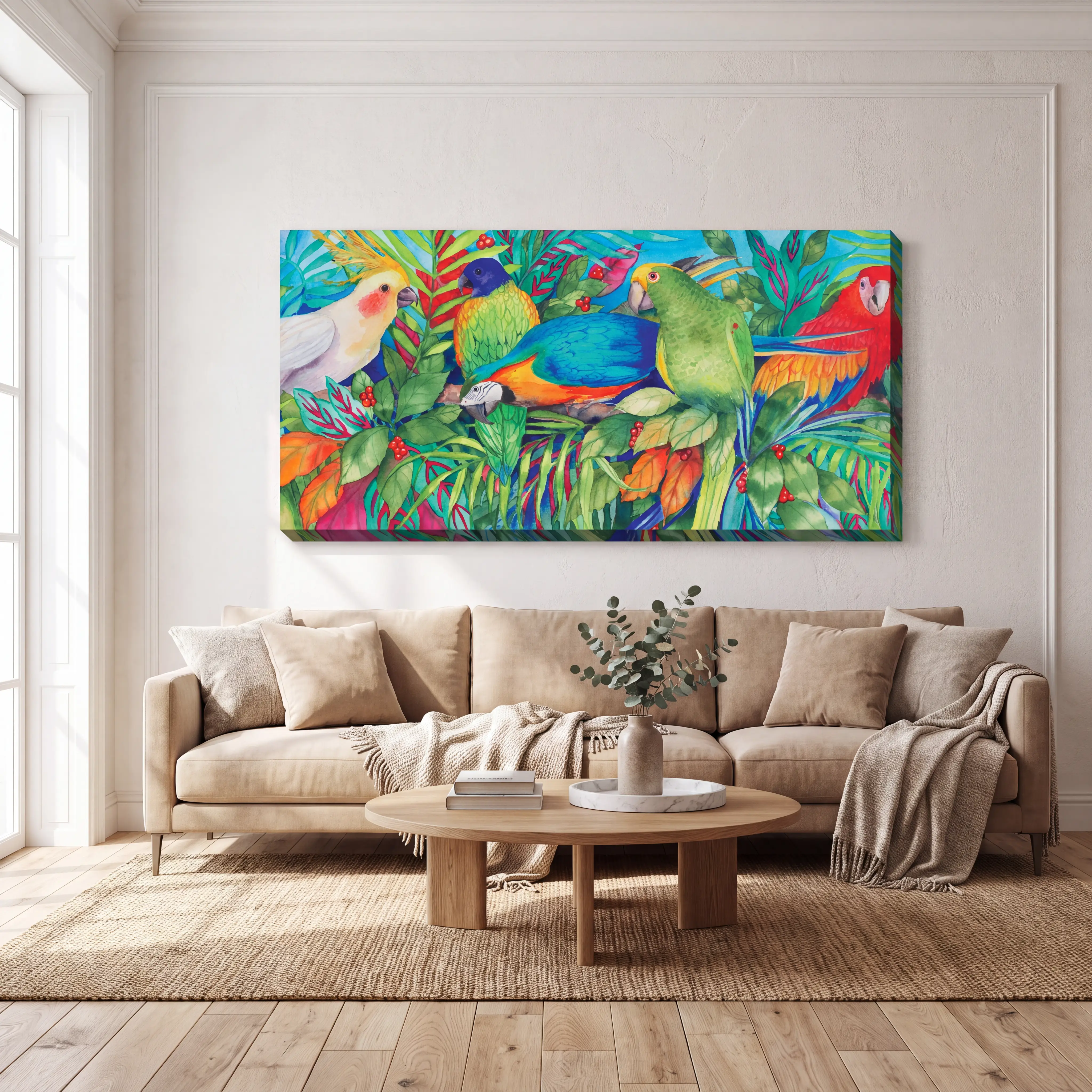 Parrot Encounter Green Indoor/Outdoor Wall Art - Thumbnail - Image 3