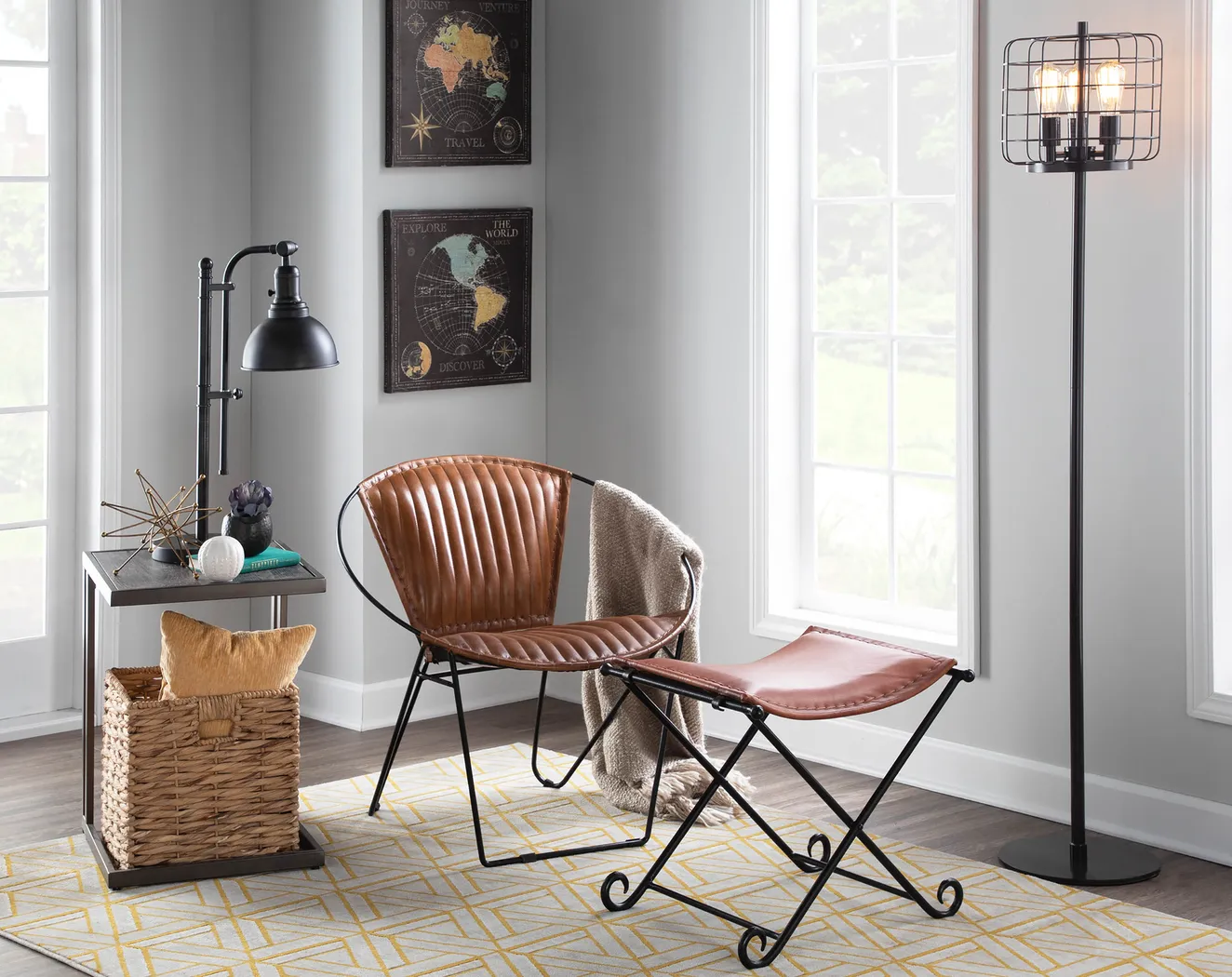 Partman Brown Counter Height Stool - Thumbnail - Image 8