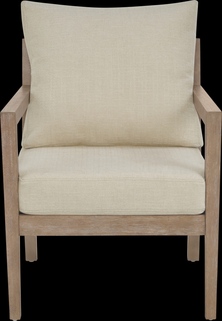 Parwiz Beige Accent Chair - Thumbnail - Image 4