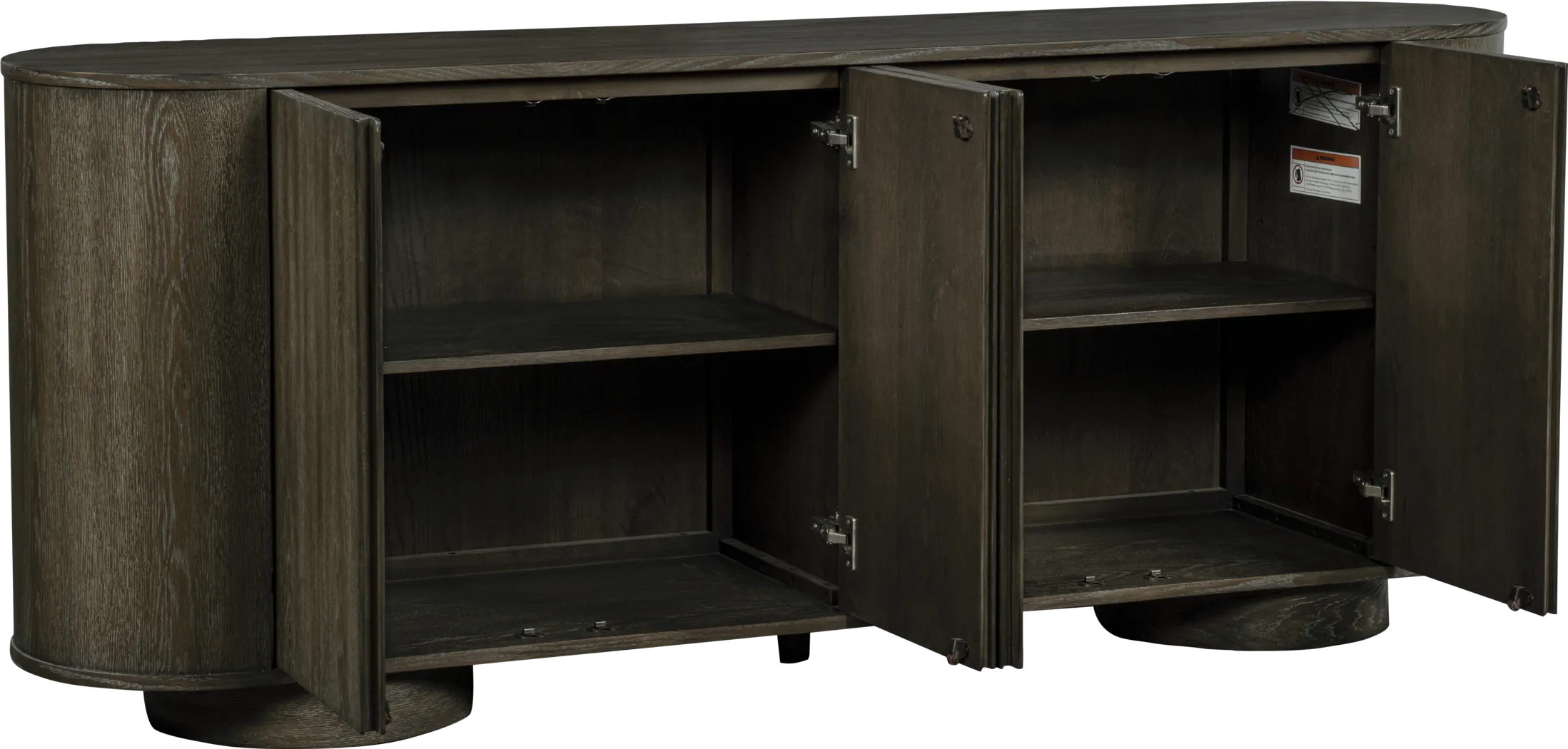 Pascal Oak Finished 80 in. Console - Thumbnail - Image 3