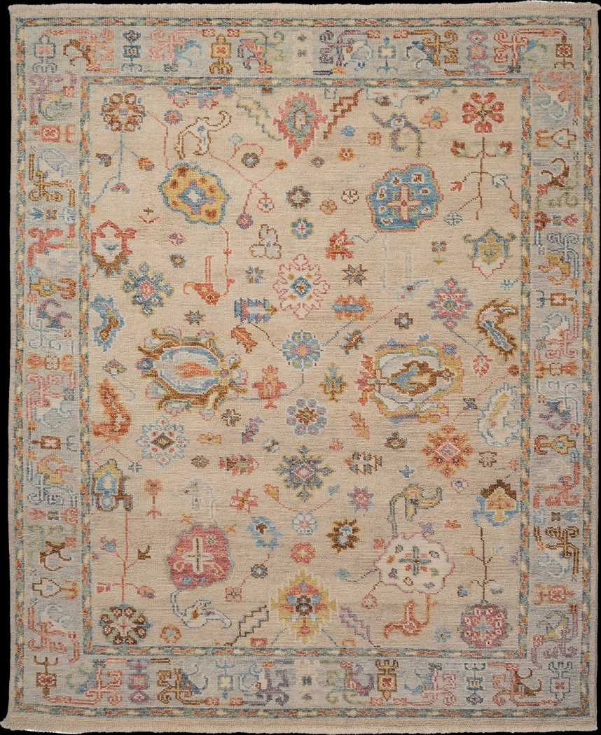 Pascester Beige/Multi 8' x 10' Rug - Thumbnail - Image 1