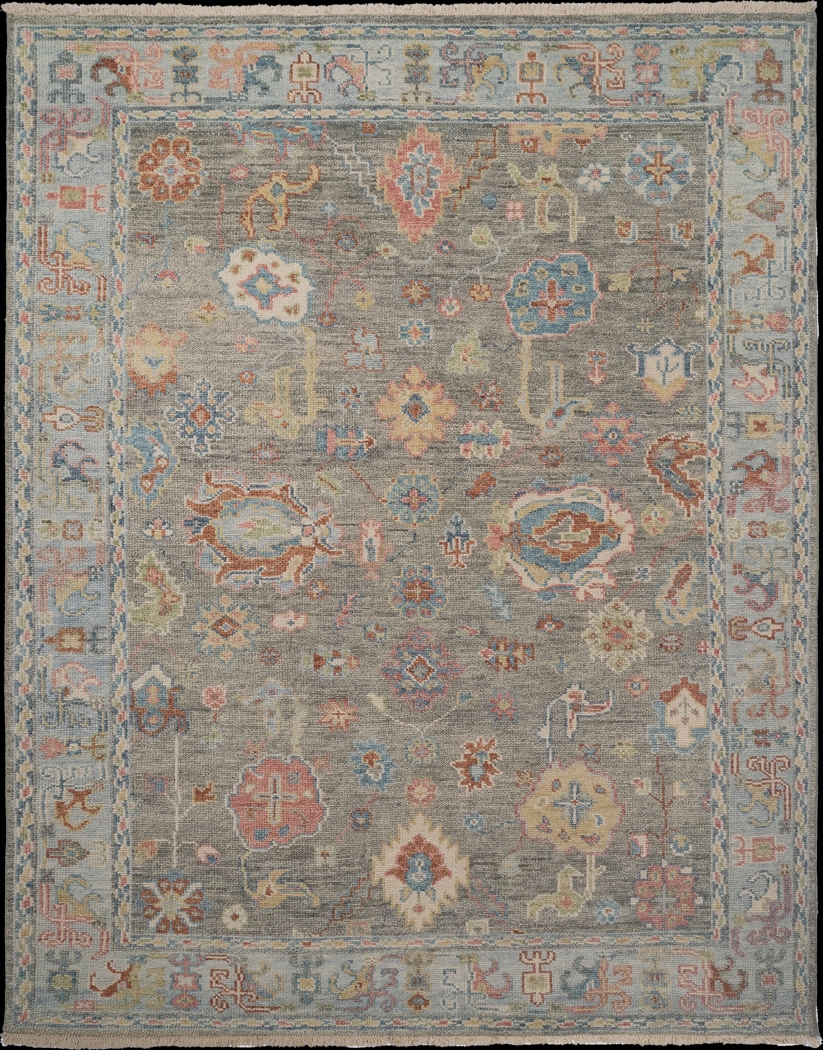 Pascester Gray/Multi 5' x 8' Rug - Thumbnail - Image 1