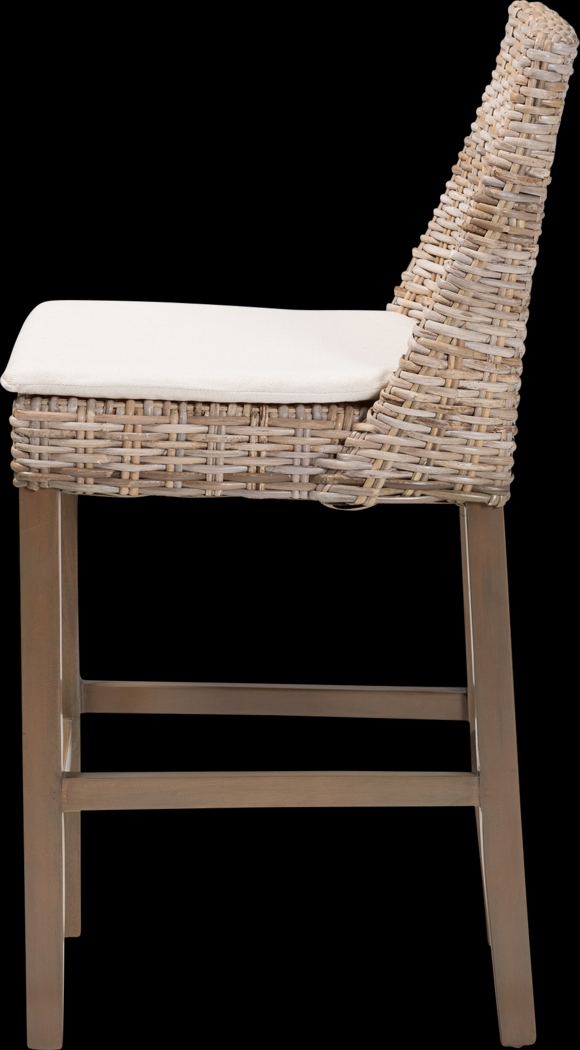 Paschall Taupe Counter Stool - Thumbnail - Image 4