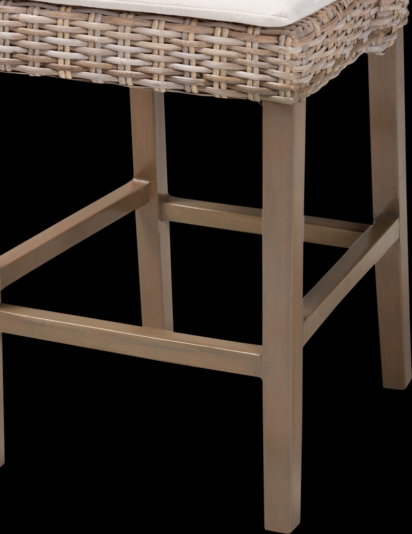 Paschall Taupe Counter Stool - Thumbnail - Image 7