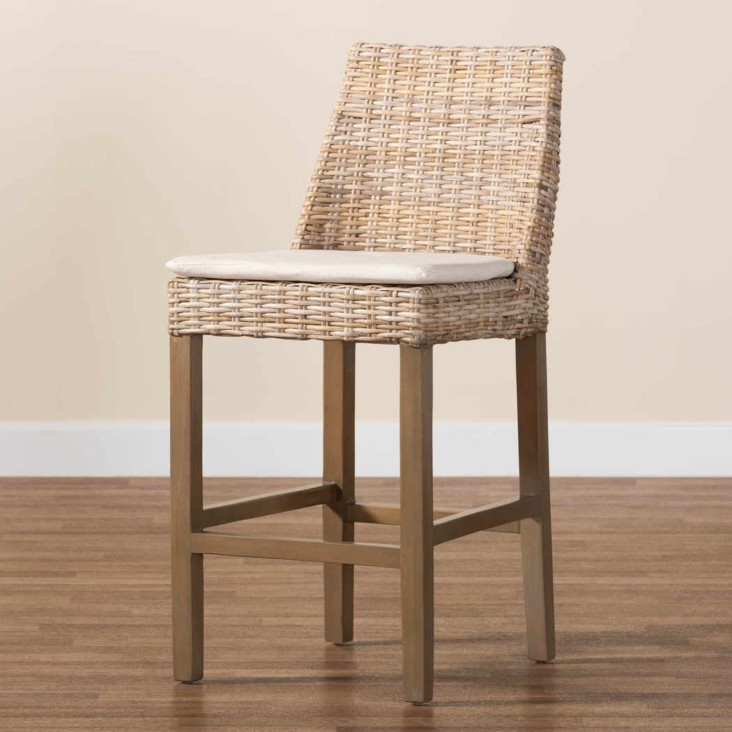 Paschall Taupe Counter Stool - Thumbnail - Image 9