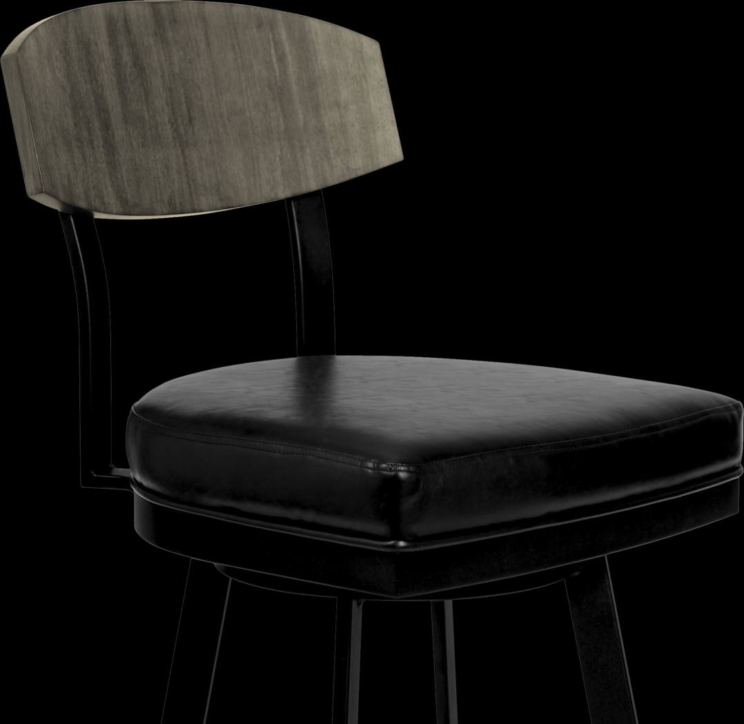 Paseco Black Counter Height Stool - Thumbnail - Image 4