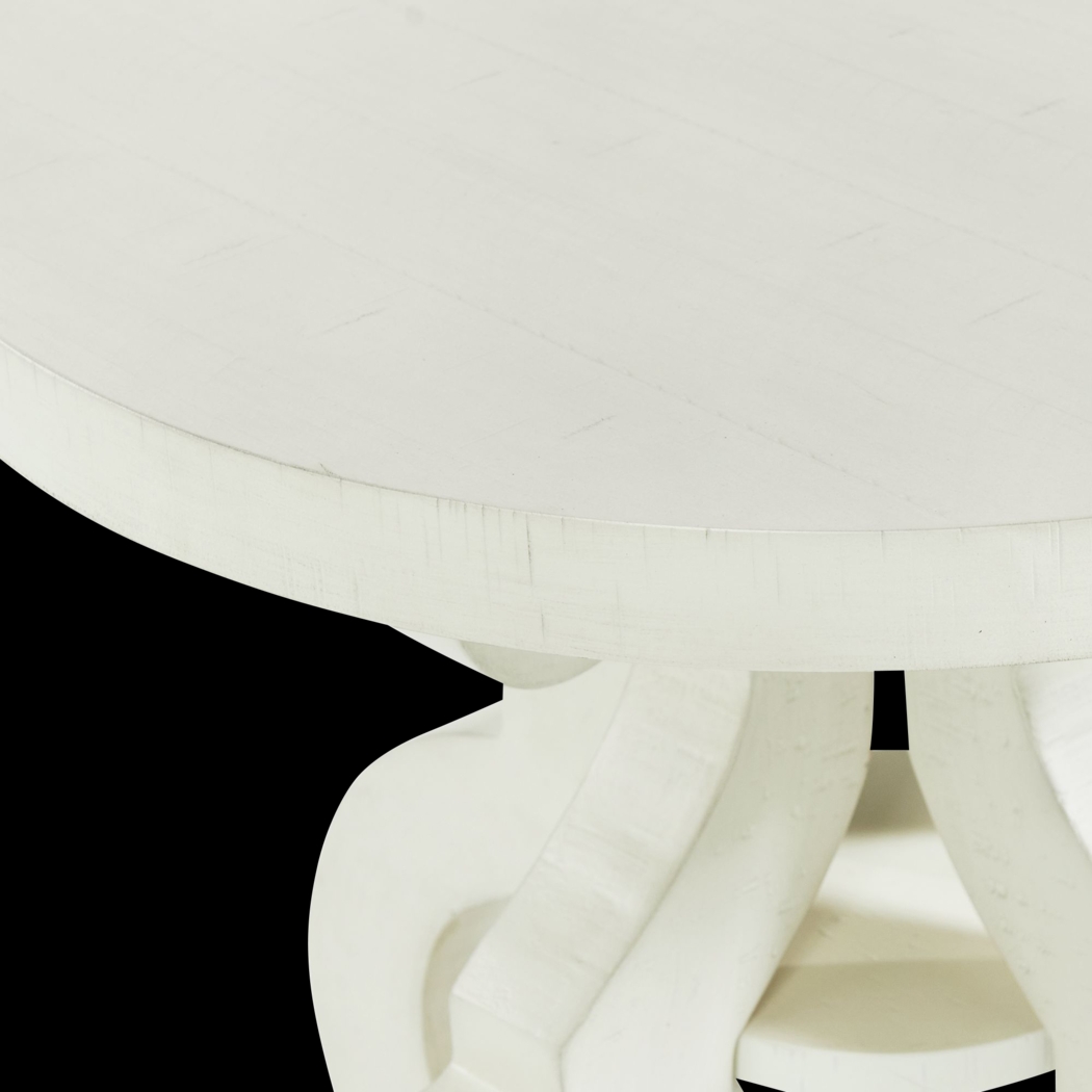 Pasquo White End Table - Thumbnail - Image 4