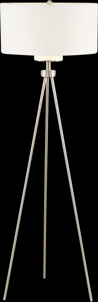 Pastorius Club Silver Floor Lamp - Thumbnail - Image 2