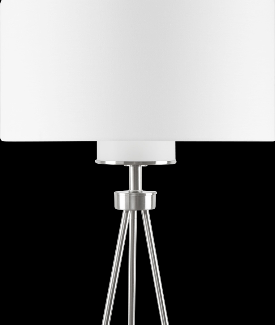 Pastorius Club Silver Floor Lamp - Thumbnail - Image 3