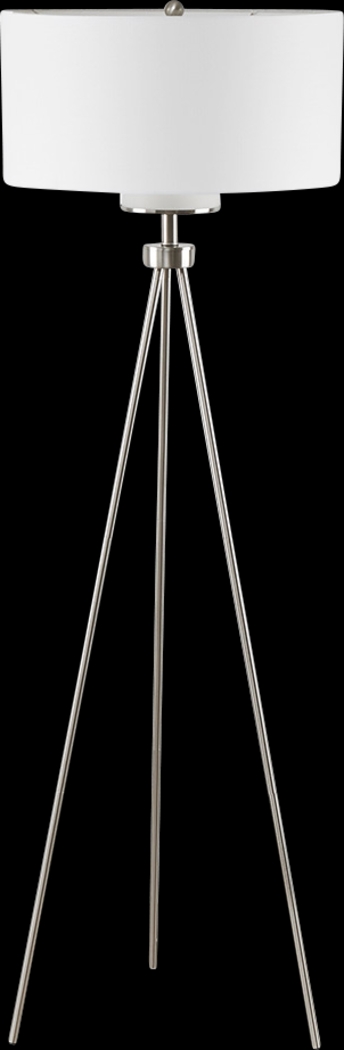 Pastorius Club Silver Floor Lamp - Thumbnail - Image 1