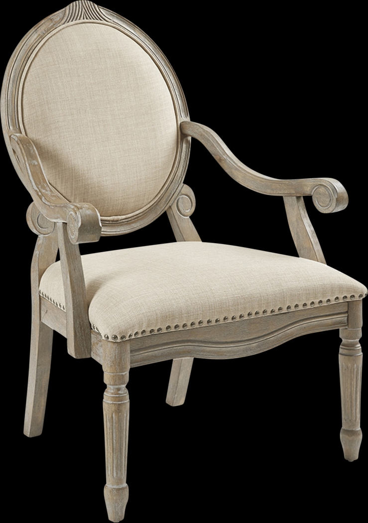 Patchen Beige Accent Chair - Thumbnail - Image 1