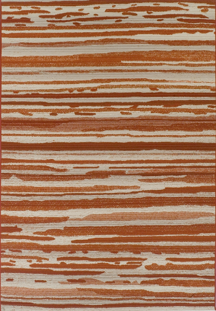 Patenson Orange 3'3 x 5'1 Indoor/Outdoor Rug - Thumbnail - Image 1
