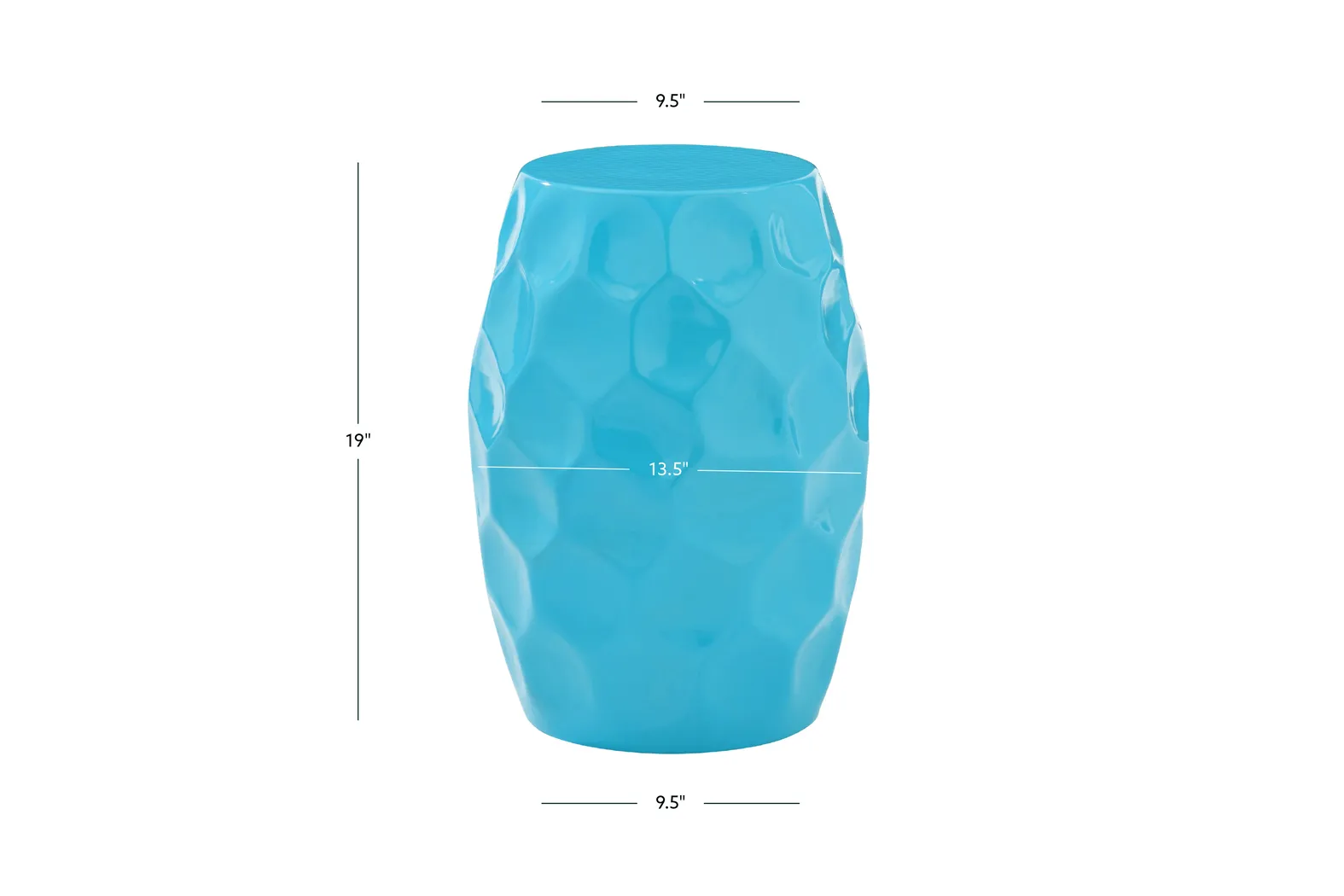 Patina Teal Side Table - Image 6