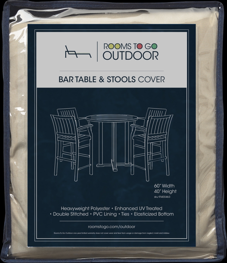 Patio Bar Height Dining Set Cover - Thumbnail - Image 1