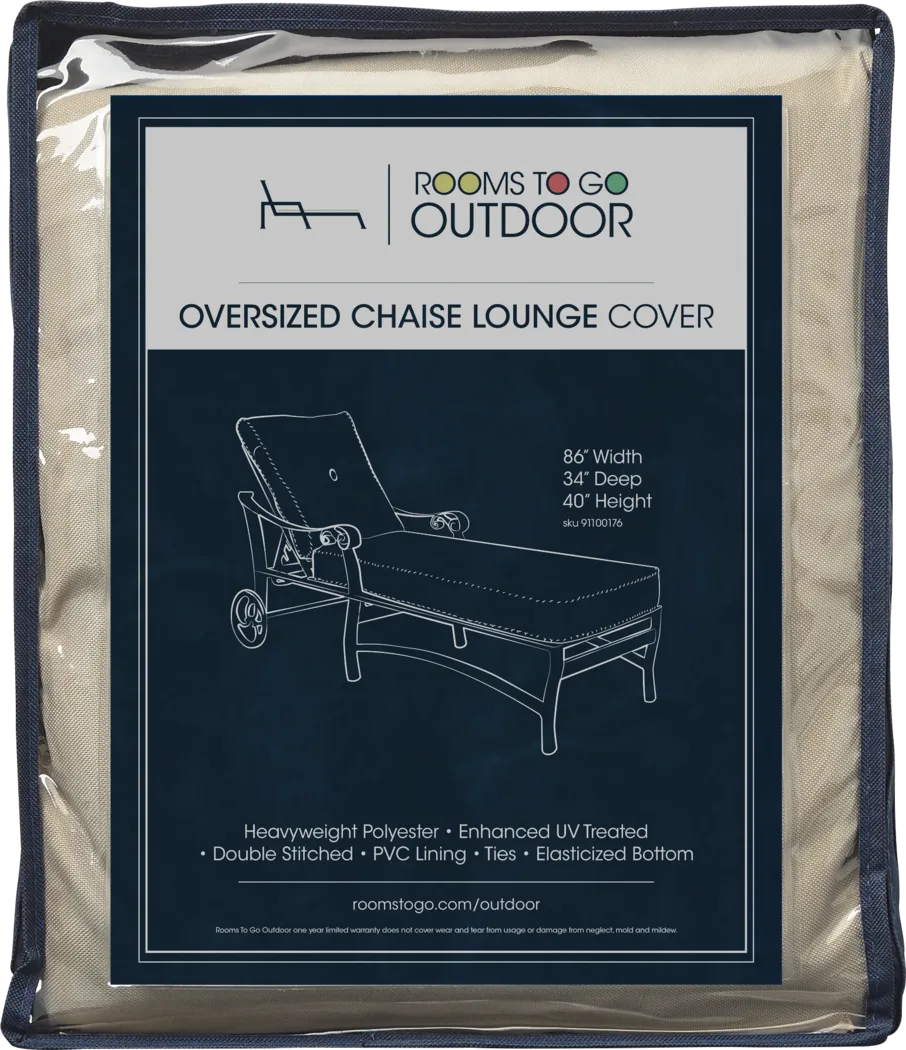 Patio Chaise Cover Large - Thumbnail - Image 1