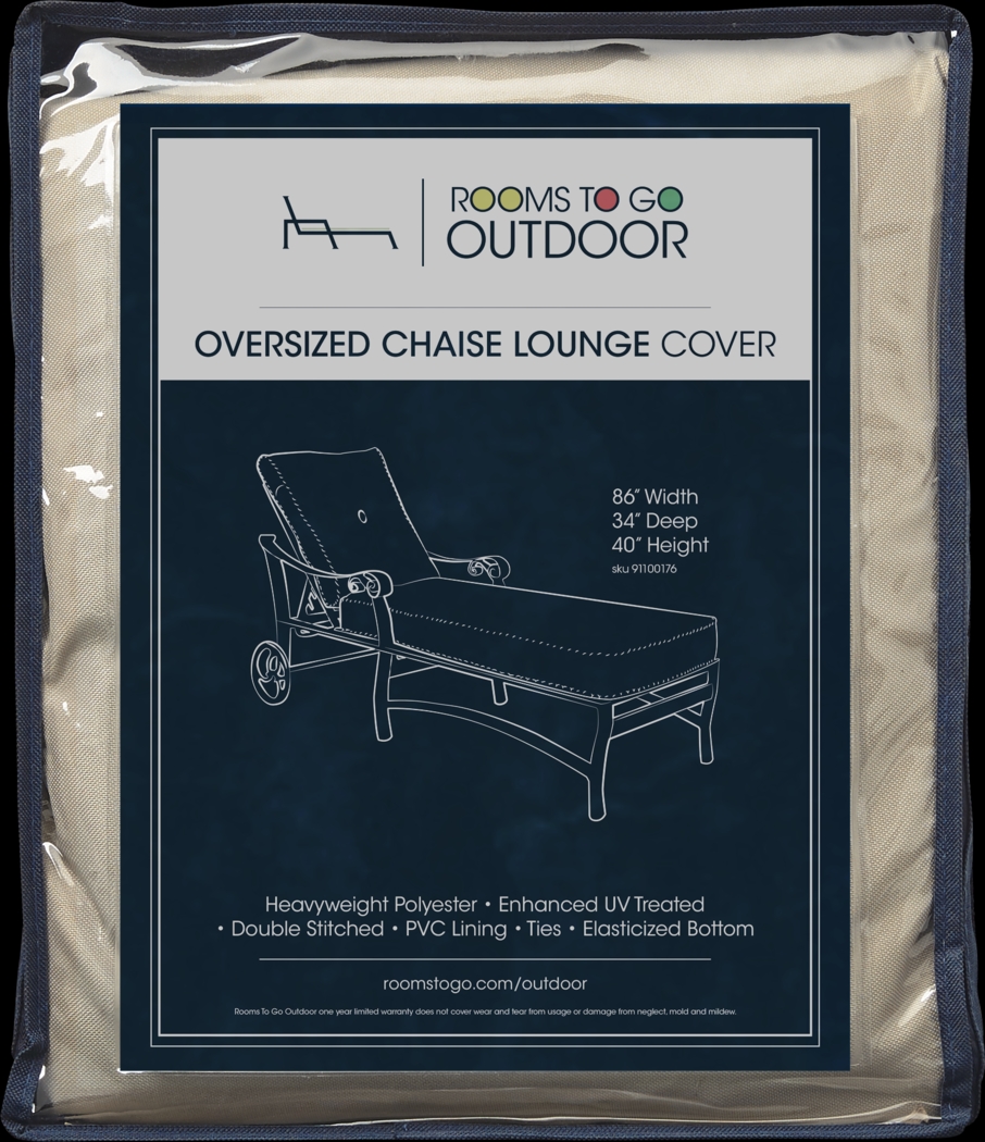 Patio Chaise Cover Oversized - Thumbnail - Image 1