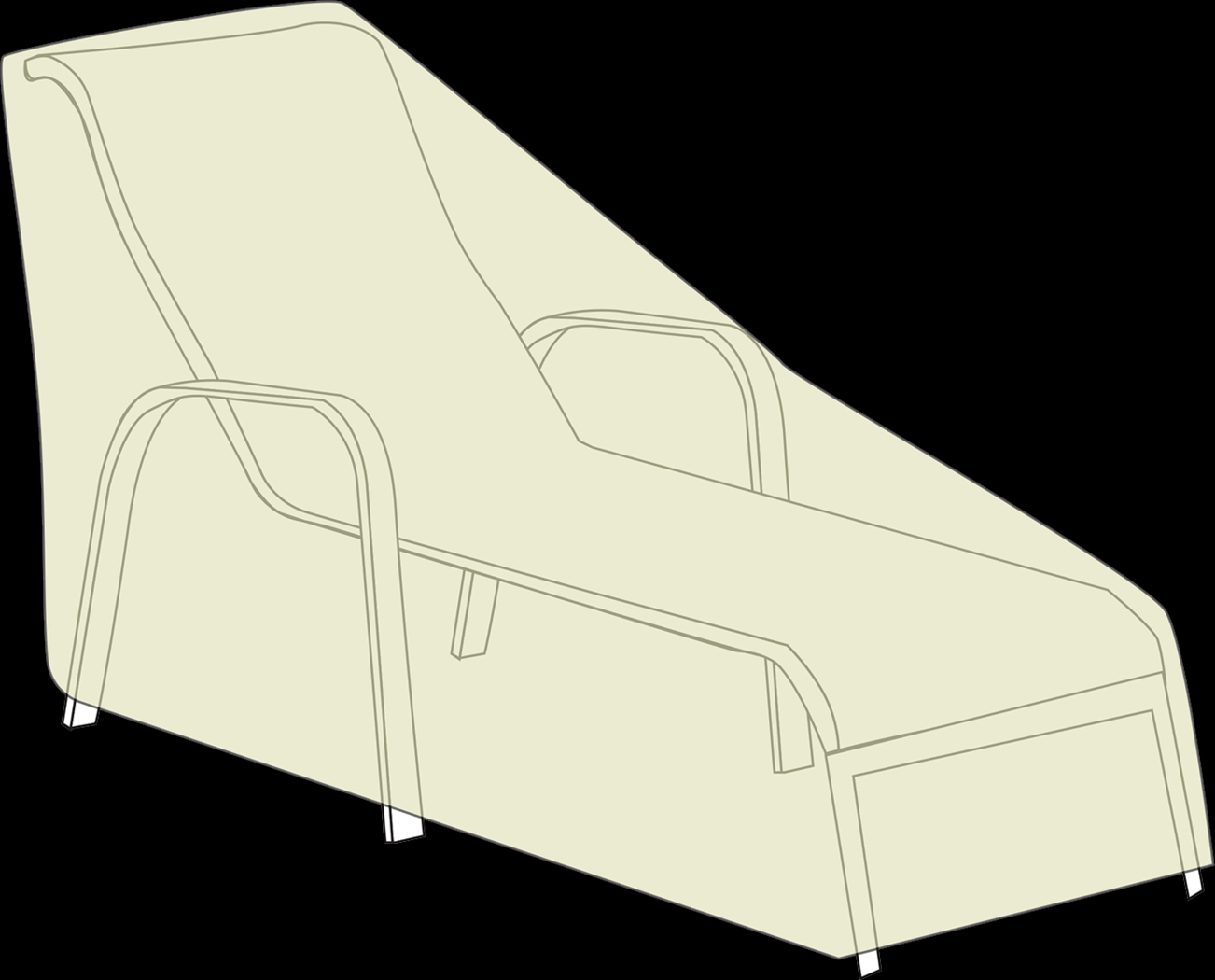Patio Chaise Cover - Thumbnail - Image 3