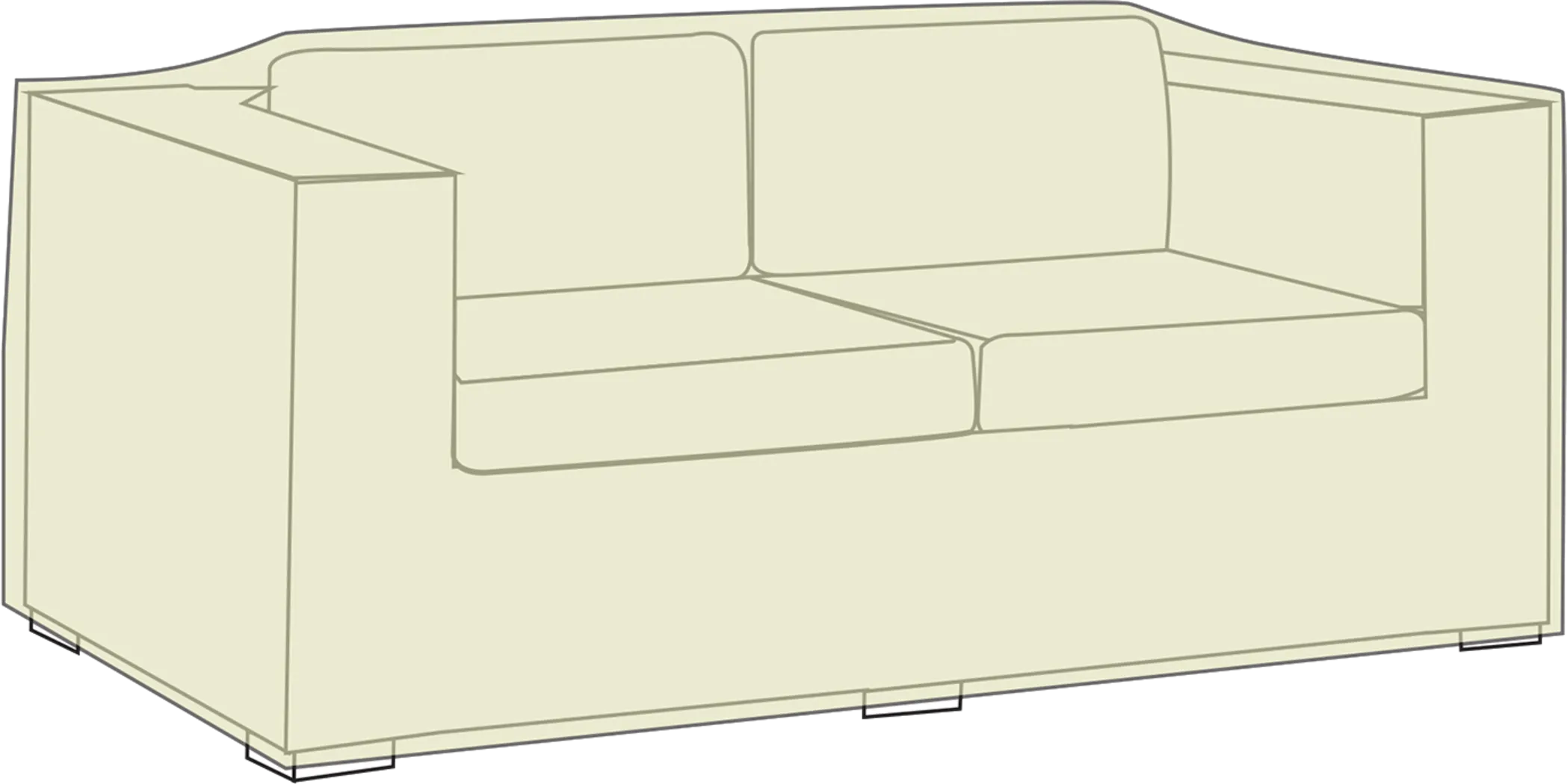 Patio Loveseat Cover - Thumbnail - Image 3