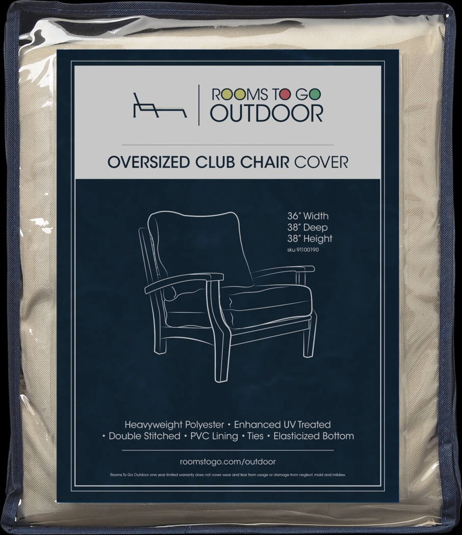 Patio Club Chair Cover Oversized - Thumbnail - Image 1