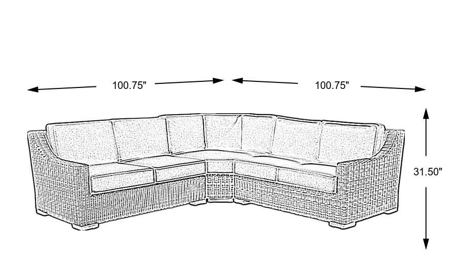 Dimension Image. Please refer to the Dimension Tab on this page for dimension details.