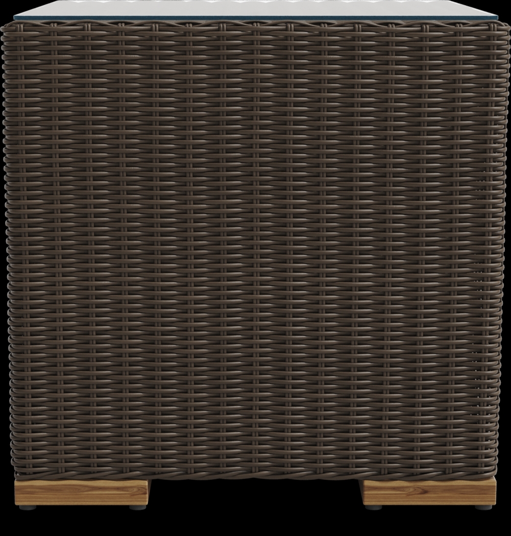 Patmos Brown Outdoor End Table - Thumbnail - Image 2