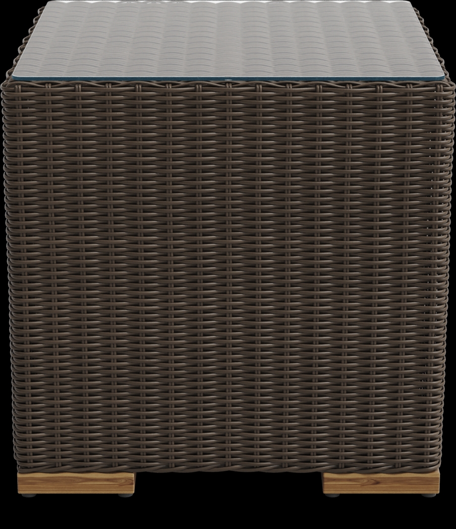 Patmos Brown Outdoor End Table - Thumbnail - Image 3