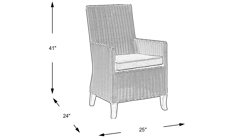 Dimension Image. Please refer to the Dimension Tab on this page for dimension details.